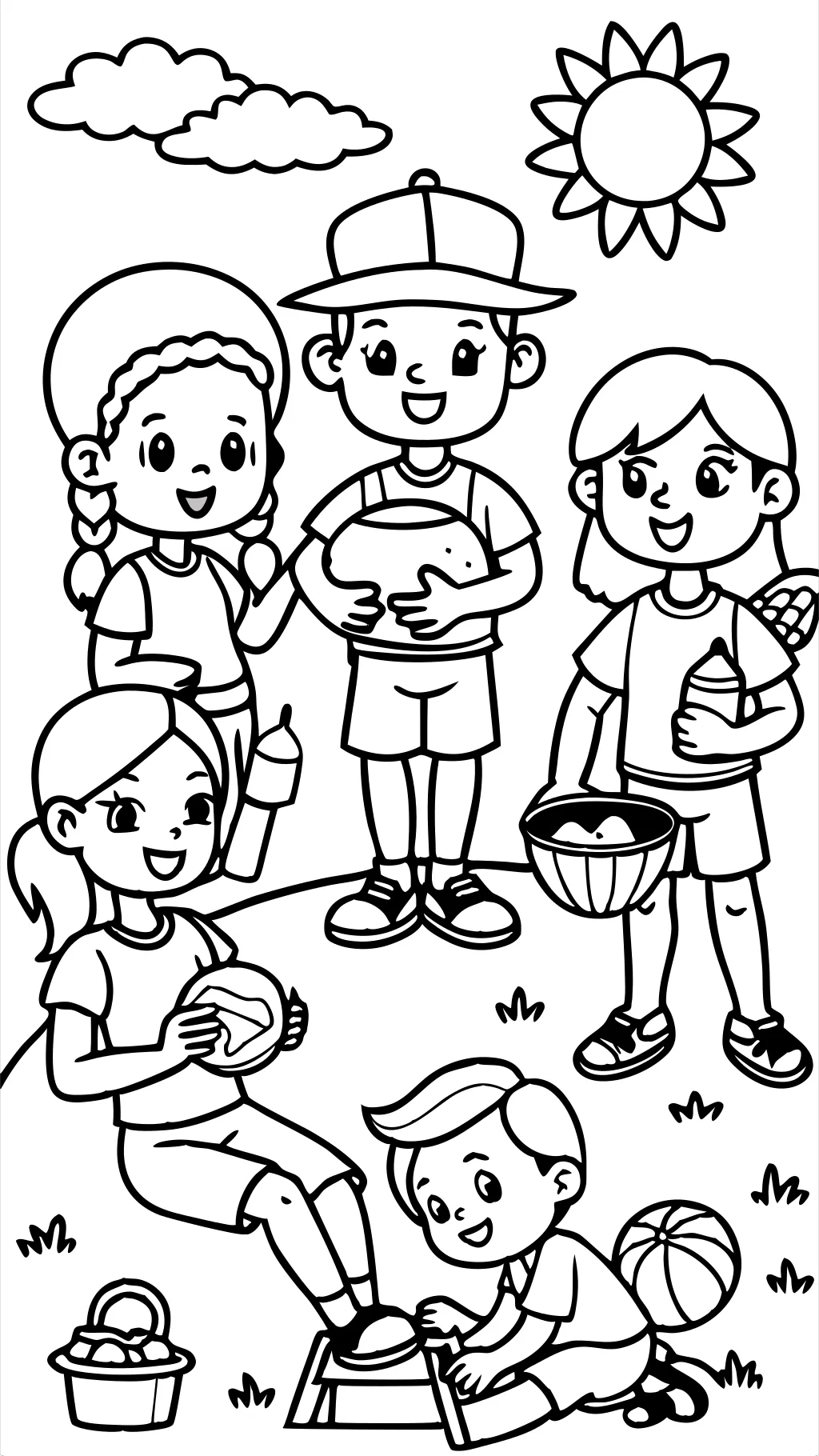 printable coloring pages of friends